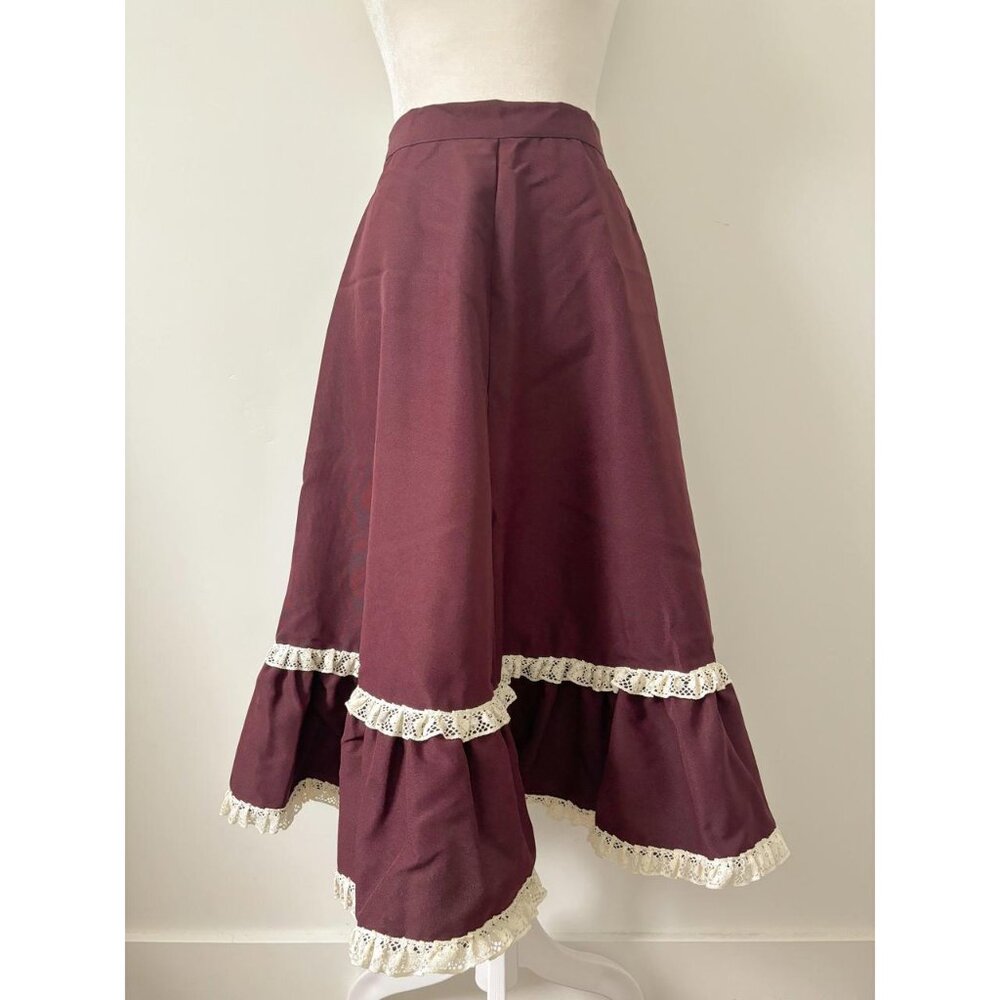 Vintage Red Square dancing skirt
